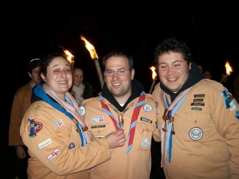 Éclaireuses et éclaireurs des EEIL aux flambeaux, lancement officiel 2010